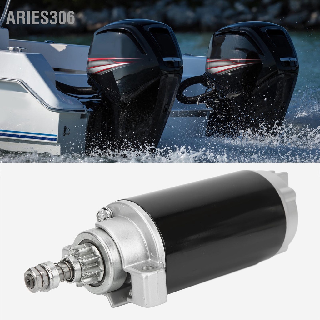 aries306-outboard-starter-มอเตอร์-9-ฟัน-ccw-การหมุน-mot3014-สำหรับ-mariner-25e-b-f-4-จังหวะ-1998-1998