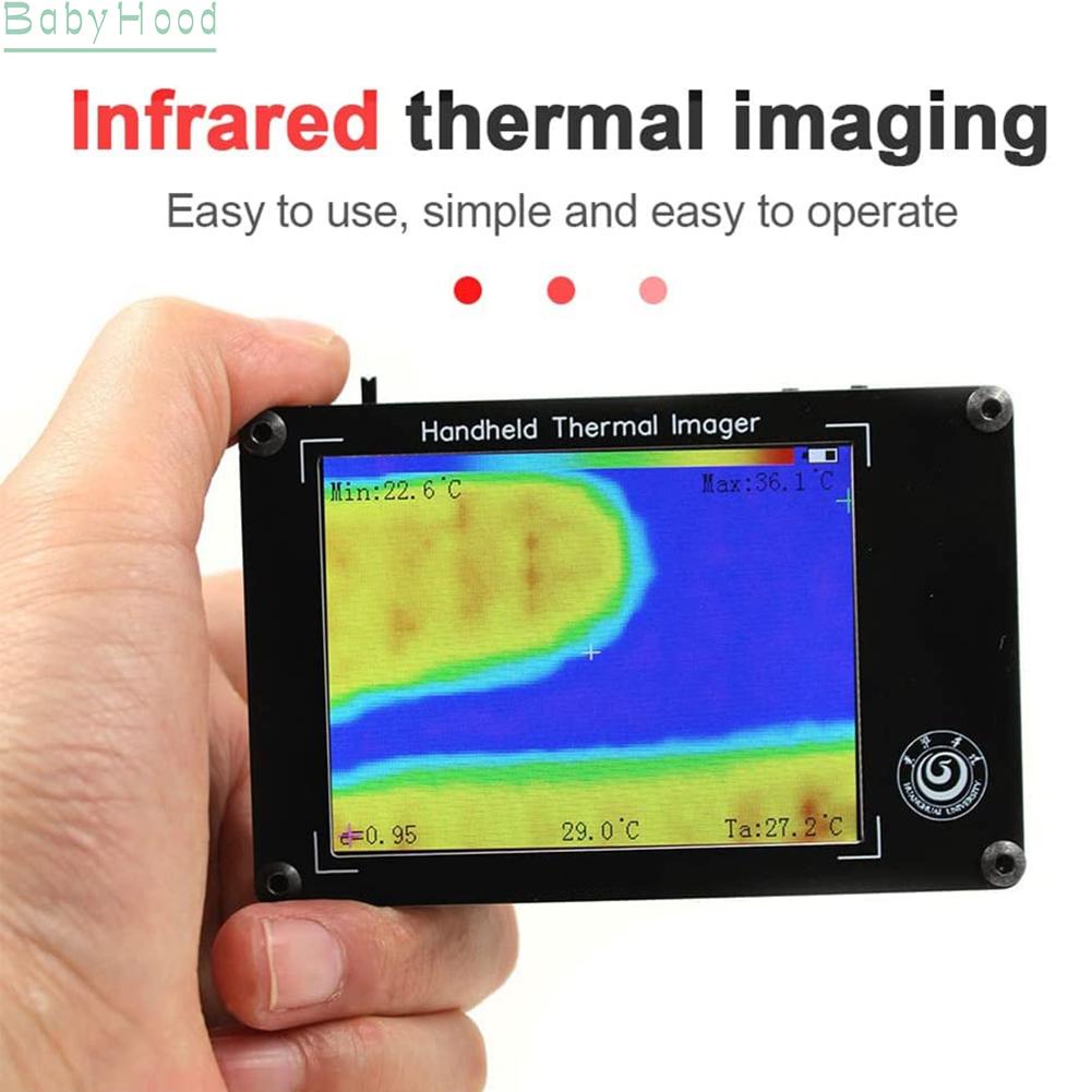 big-discounts-mlx90640-3-4in-lcd-digital-thermal-imager-compact-thermal-camera-inspection-tool-bbhood