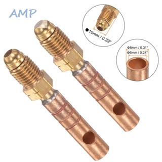 ⚡NEW 8⚡Head Adapter 2pcs 3/8-24UNF Copper TIG Welding Torch Welding Torch Brand New