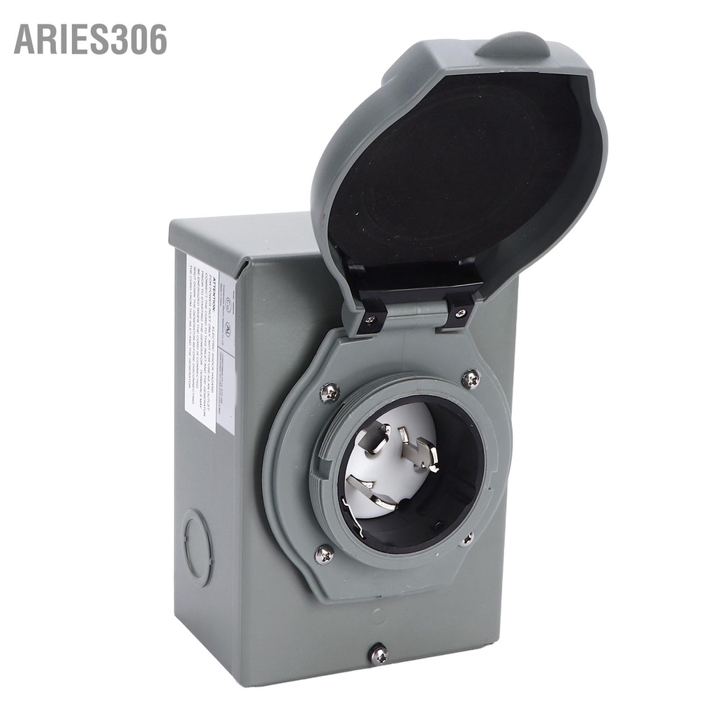 aries306-50a-เครื่องกำเนิดไฟฟ้า-power-inlet-box-12500w-125-250v-weatherproof-nema-3r-เครื่องกำเนิดไฟฟ้าปลั๊กสำหรับกลางแจ้ง