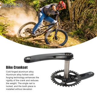 Aries306 จักรยานเสือภูเขา Crankset 170mm Hollow Integrated Crank Arm ชุดวงเล็บด้านล่าง 36T กว้างแคบฟันเดี่ยว Chainring สีดำ