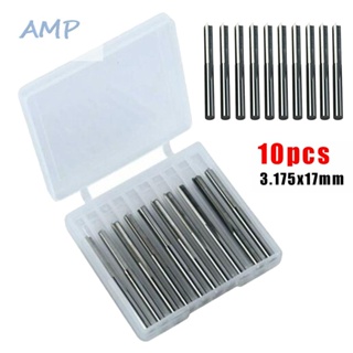 ⚡NEW 8⚡End Mill 10pcs 1/8Inch Shank 2 Flutes Straight Slot CNC Router Milling