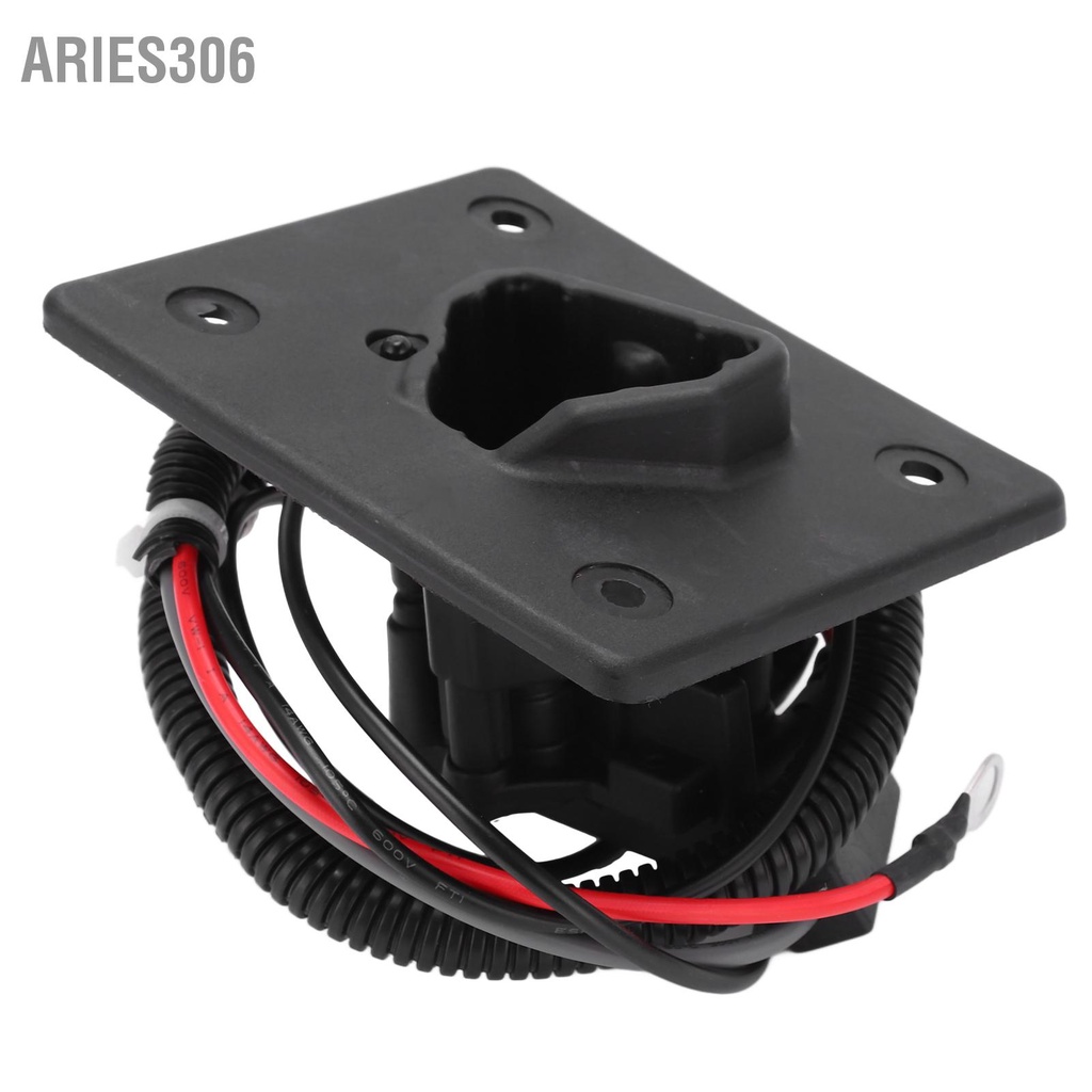 aries306-club-car-charger-receptacle-พร้อมสายไฟ-602529-611200-dc48v-สำหรับ-ezgo-2five-2010-up-ยานพาหนะ
