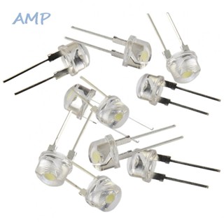 ⚡NEW 8⚡LED Emitting Diodes LED Lamp Through Hole White/Red/Blue 0.5W 10PCS 8MM