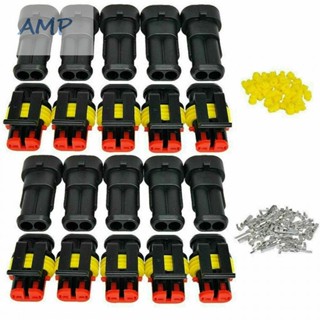 ⚡NEW 8⚡Connector 10 Kit 2Pin Car Caravans Motorcycles Plug Waterproof Durable