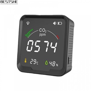 มอนิเตอร์คุณภาพอากาศ -10°ค ~ 40°C 1 ชิ้น 400~5000 Ppm 5V 1A 98 × 90 × 40 มม.