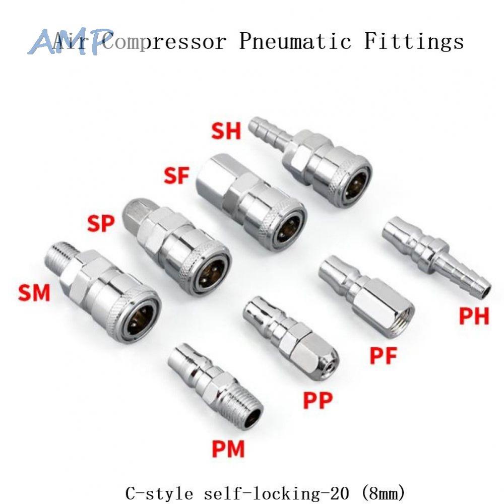 new-8-pneumatic-connector-connector-coupler-plug-iron-galvanized-pm-pneumatic