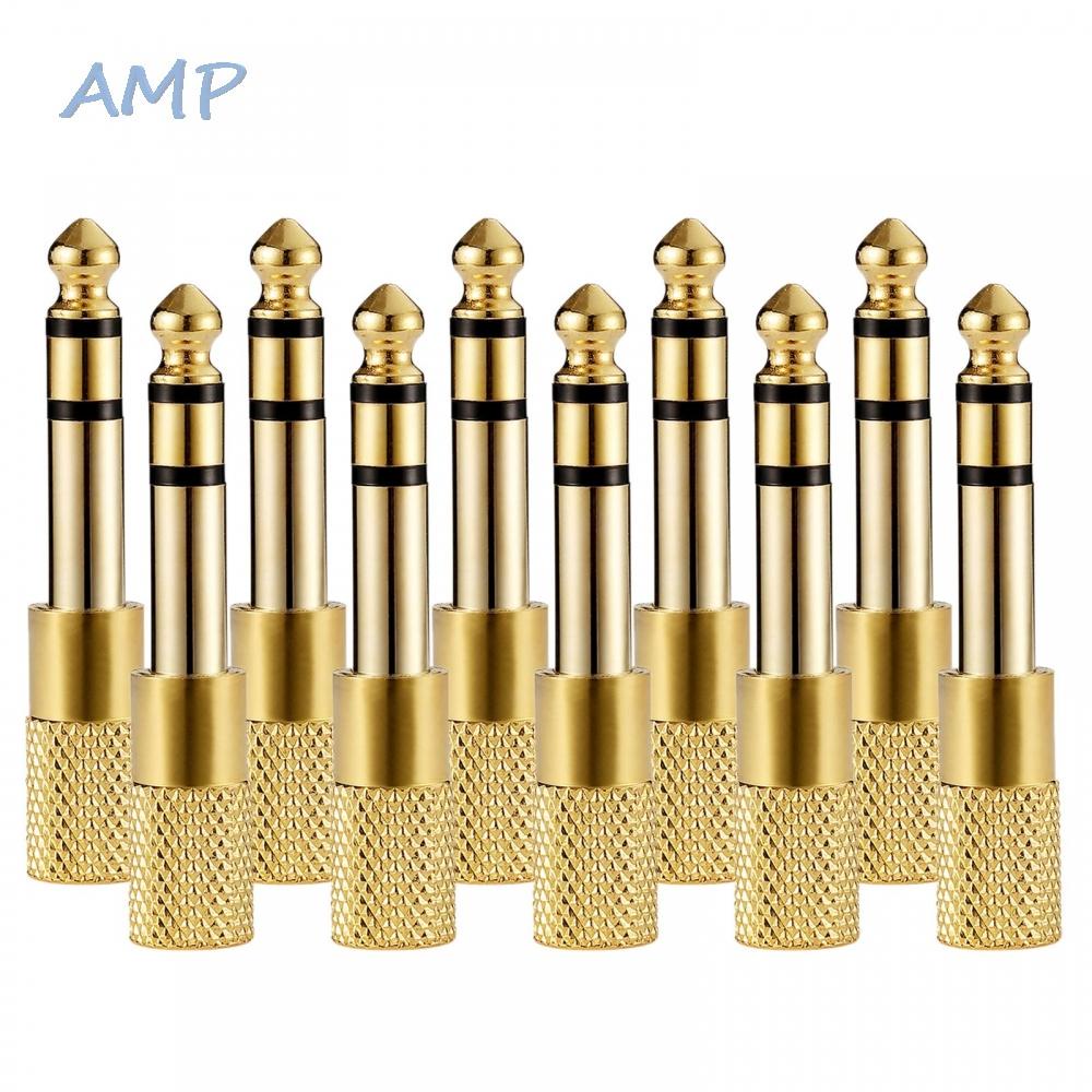 new-8-audio-connector-adapter-audio-gold-plating-mic-audio-connector-mfemale-hole