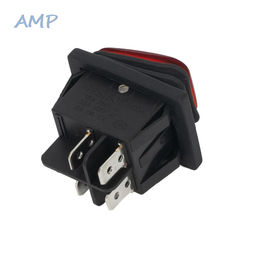 new-8-rocker-switch-20a-ip67-luminous-red-button-prevent-dust-quick-connection