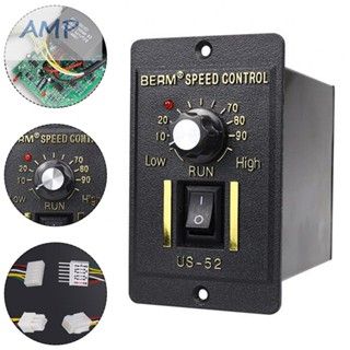 ⚡NEW 8⚡Speed Controller 90-1400r/min ABS AC 220V Black Controller Motor Pinpoint