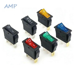 ⚡NEW 8⚡Rocker Switch AC 16A 250V Red/yellow/blue/green/black 3 Pins Durable 1pc