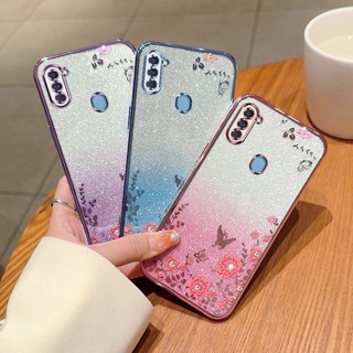 เคส Samsung A11 เคสโทรศัพท์มือถือ ลายดอกไม้ ผีเสื้อ -HY