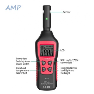 ⚡NEW 8⚡Radiation Tester 6F22 9V Battery Detector Electromagnetic Geiger Counter