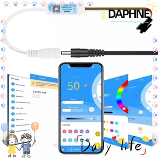 Daphne ตัวควบคุมไฟบลูทูธ DC5-24V SP621E Piexls 3 PIN LED สําหรับ WS2812B WS2811