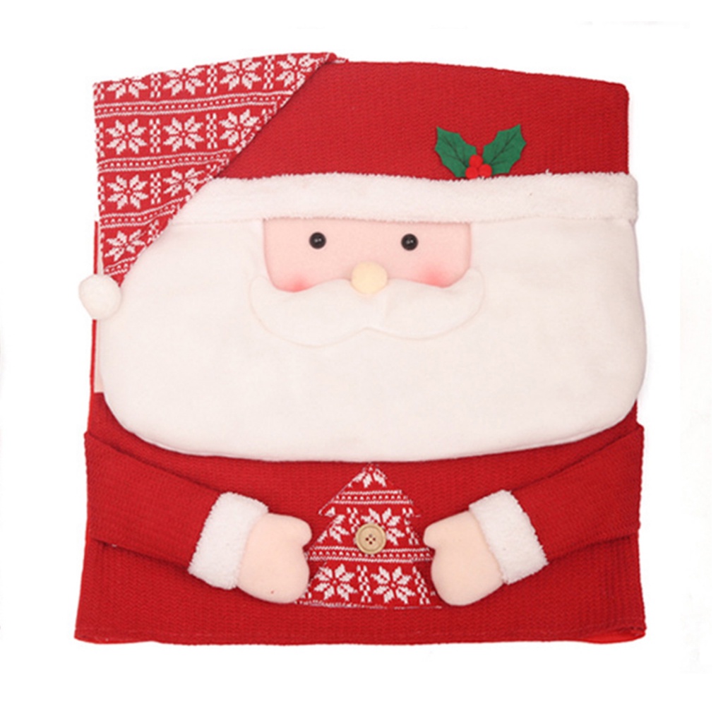penstok-ผ้าคลุมเก้าอี้-ลายซานตาคลอส-เทศกาลคริสต์มาส-สําหรับตกแต่งบ้าน