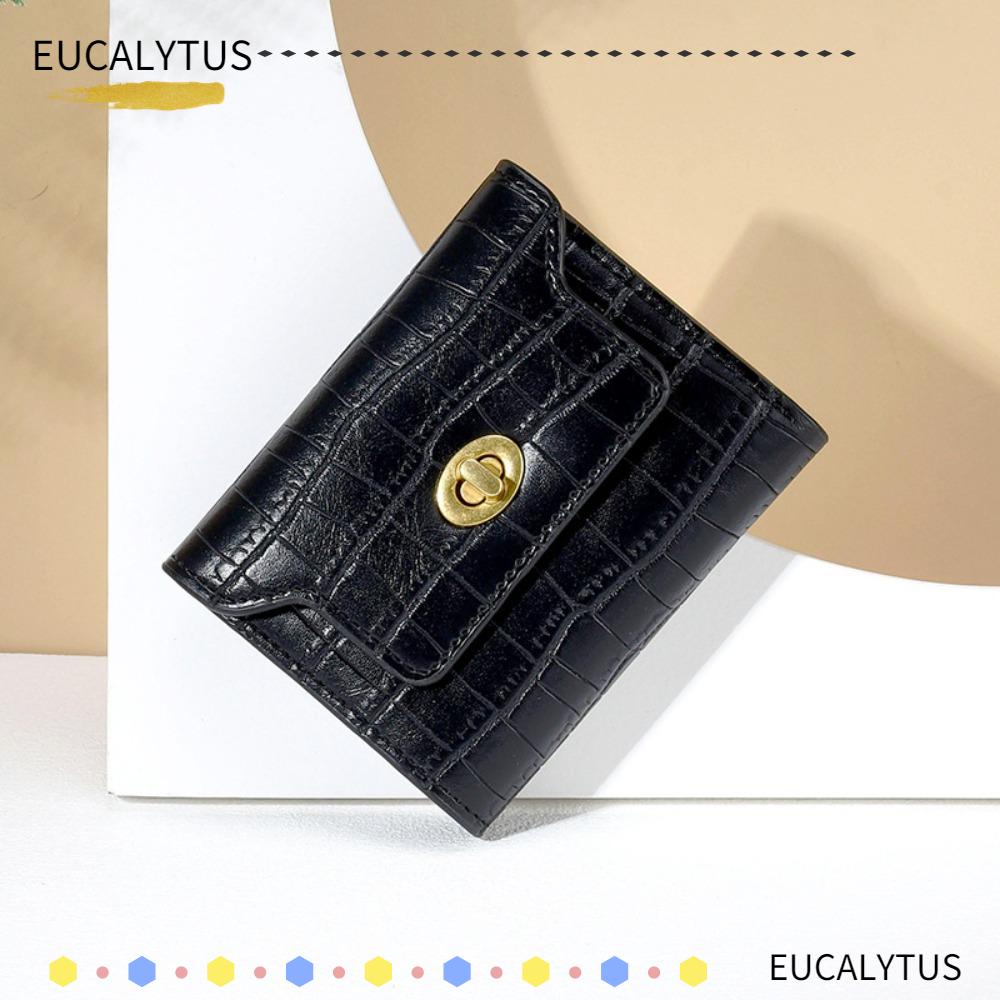 eutus-กระเป๋าสตางค์-หนัง-pu-ใบสั้น-ลายหนังจระเข้-สีพื้น-แฟชั่นสําหรับผู้หญิง