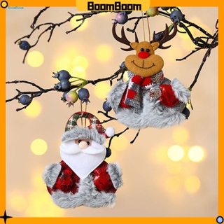 Boomboom จี้ตุ๊กตาซานตาคลอส หมีน่ารัก ขนาดเล็ก สําหรับตกแต่งต้นคริสต์มาส