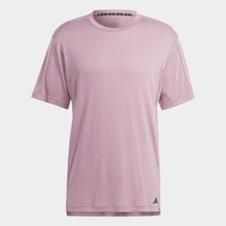 adidas เทรนนิง เสื้อยืดเทรนนิงโยคะ ผู้ชาย สีชมพู IP2363