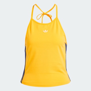 adidas ไลฟ์สไตล์ เสื้อกล้ามคล้องคอ ผู้หญิง สีเหลือง IL2416