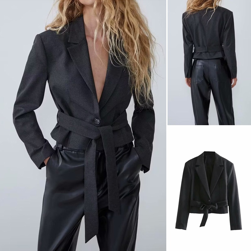 zara-23-ฤดูใบไม้ร่วง-ฤดูหนาว-สไตล์ใหม่-เข็มขัดตกแต่ง-หลวม-สลิมเมอร์-ดูเข้ากันได้ทั้งหมด-แขนยาว-ปก-bla9012018