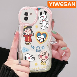 เคสโทรศัพท์มือถือแบบนิ่ม ใส กันกระแทก ลายการ์ตูนสนูปปี้ สําหรับ Samsung A03 Core A03s A02 M02 A02s M02s F02s