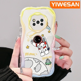 เคสโทรศัพท์มือถือแบบนิ่ม ใส กันกระแทก ลายดวงจันทร์อวกาศ แฟชั่น สําหรับ Xiaomi Poco X3 NFC Poco X3 Pro Poco X3 GT Poco X4 NFC X4 GT M3 F4