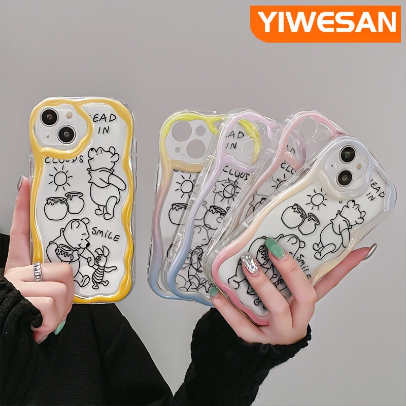 เคสโทรศัพท์มือถือแบบนิ่ม-ใส-กันกระแทก-ลายการ์ตูนหมีพูห์ยิ้ม-สีครีม-สําหรับ-xiaomi-poco-x3-nfc-poco-x3-pro-poco-x3-gt-poco-x4-nfc-x4-gt-m3-f4