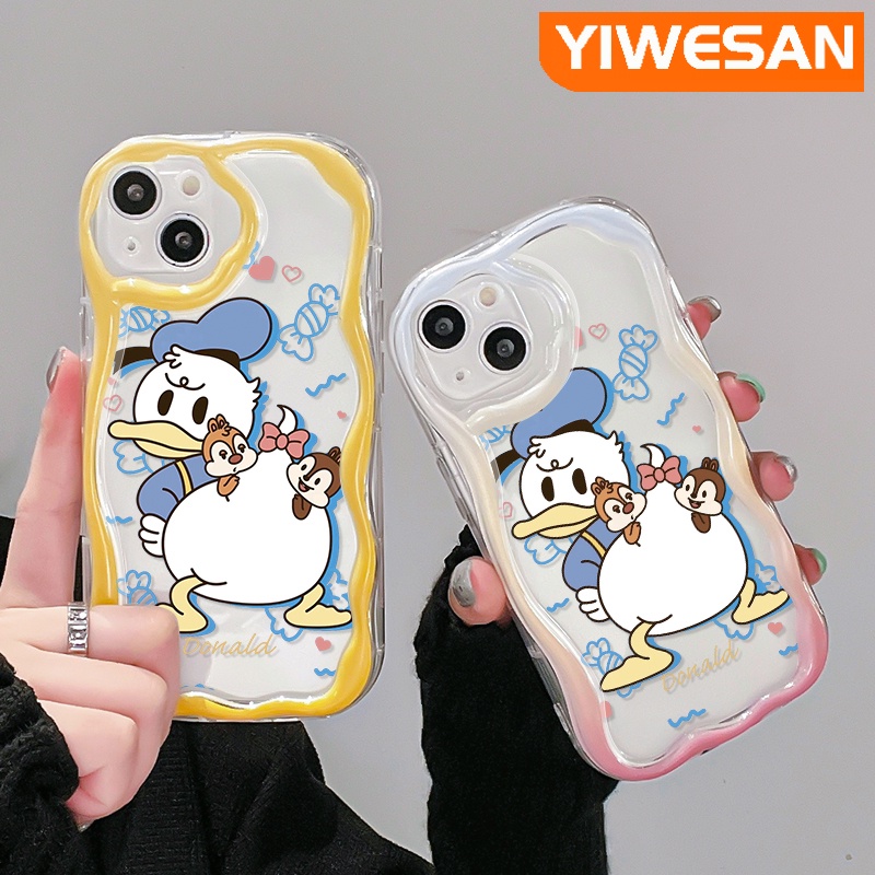 เคสโทรศัพท์มือถือ-ซิลิโคน-ใส-กันกระแทก-ลายการ์ตูนโดนัลด์ดั๊กน่ารัก-สําหรับ-iphone-14-pro-max-14-plus-13-pro-max-13-mini