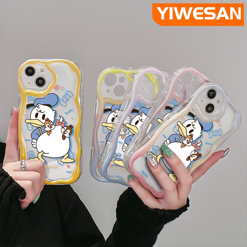 เคสโทรศัพท์มือถือ-ซิลิโคน-ใส-กันกระแทก-ลายการ์ตูนโดนัลด์ดั๊กน่ารัก-สําหรับ-iphone-14-pro-max-14-plus-13-pro-max-13-mini