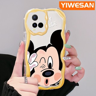เคสโทรศัพท์มือถือ ซิลิโคนนุ่ม ใส ลายการ์ตูนมิกกี้เมาส์ แฟชั่น สําหรับ VIVO Y21 2021 Y21G Y33s Y21s Y21e Y21a Y21t T1x 4G