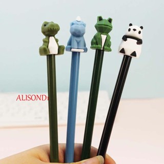 Alisond1 3D สัตว์ ปากกา สร้างสรรค์ หวานลายเซ็น ปากกาไดโนเสาร์ อุปกรณ์การเรียน เครื่องเขียน ปากกาเจล