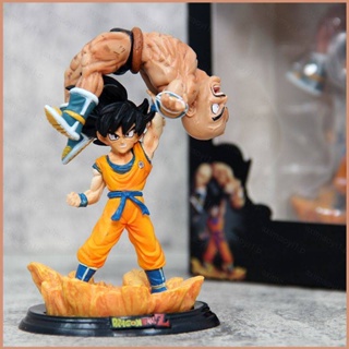 โมเดลฟิกเกอร์ Dragon Ball Son Goku Defeat Nappa 23 ของเล่นสําหรับเด็ก ตกแต่งบ้าน เก็บสะสม ของขวัญ