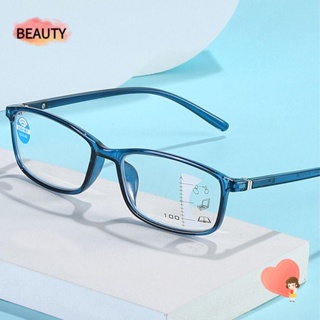 Beauty แว่นตาอ่านหนังสือ PC ป้องกันแสงสีฟ้า ทรงสี่เหลี่ยม หรูหรา สําหรับผู้ชาย และผู้หญิง