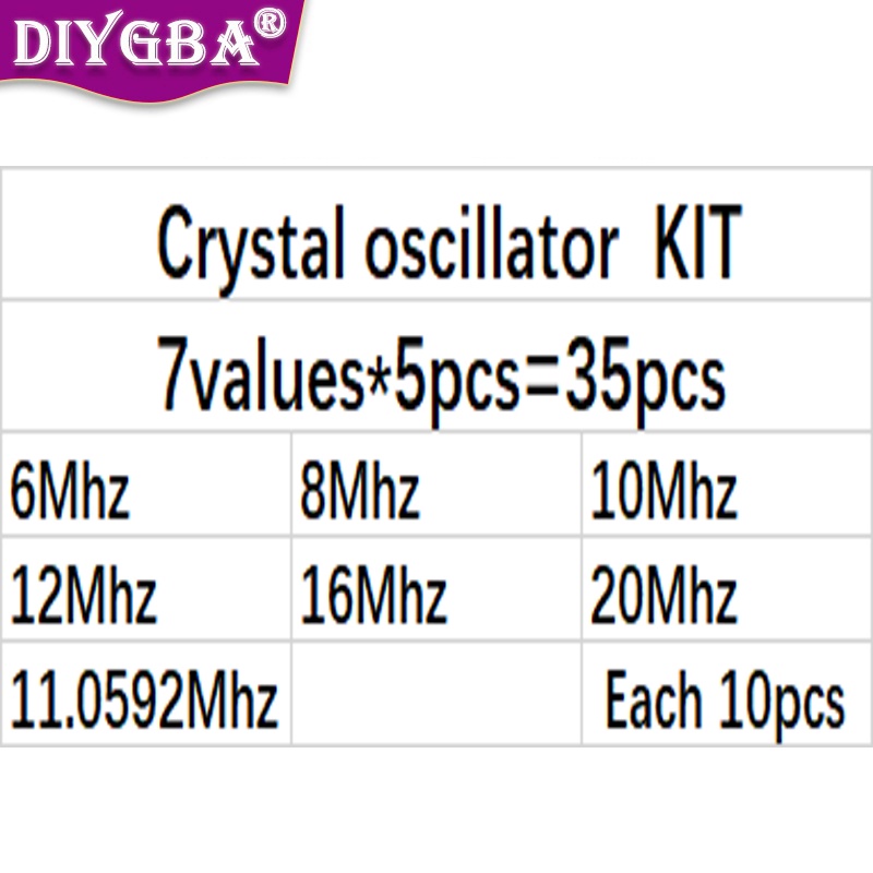 ชุดคริสตัลออสซิลเลเตอร์-49s-smdc-6mhz-8mhz-10mhz-12mhz-16mhz-20mhz-11-0592mhz-mhz-49smd-7-ชนิด-5-ชิ้น-35-ชิ้น