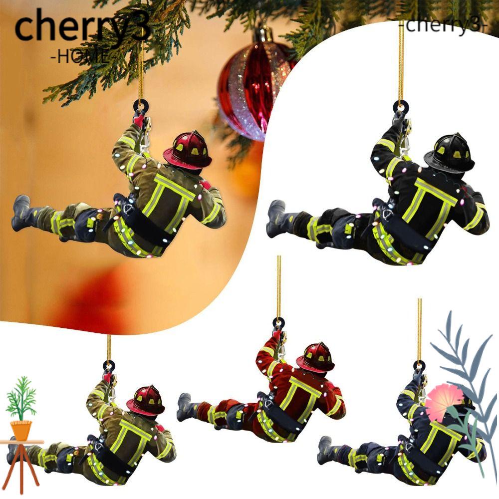 cherry3-จี้อะคริลิค-รูปต้นคริสต์มาส-สําหรับตกแต่งบ้าน