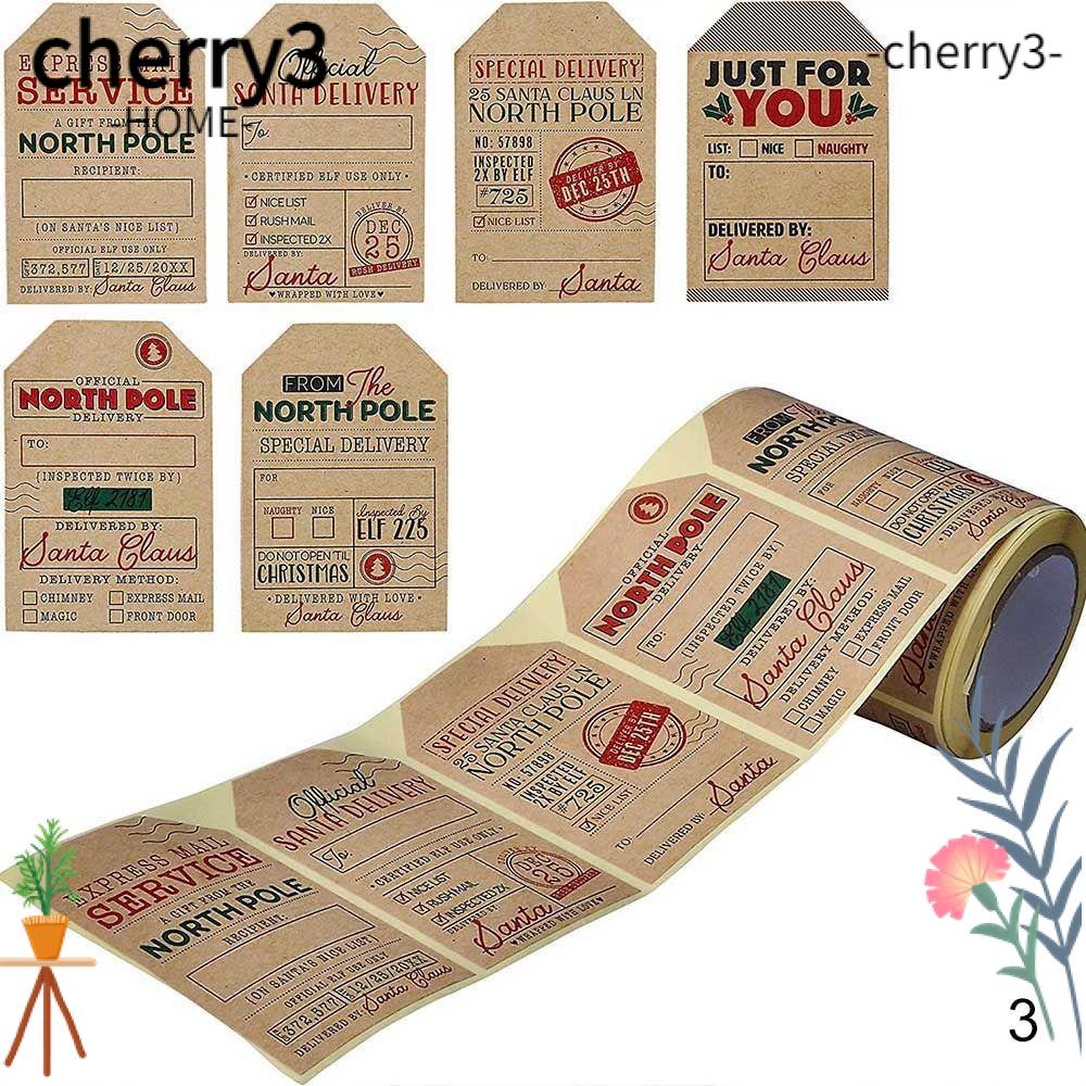 cherry3-สติกเกอร์-ลายซานตาคลอส-คริสต์มาส-สร้างสรรค์-สําหรับตกแต่ง-200-ชิ้น