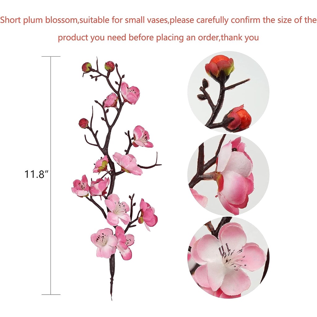 ช่อดอกพลัมประดิษฐ์-ผ้าไหม-สีแดง-สําหรับตกแต่งบ้าน-ออฟฟิศ-โต๊ะงานแต่งงาน-10-ชิ้น