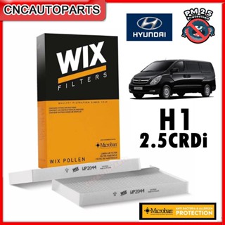 WIX ไส้กรองแอร์  HYUNDAI H1 2.5 CRDi ปี 2008 ขึ้นไป (2ชิ้น)