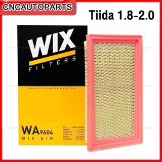 WIX ไส้กรองอากาศ NISSAN TIIDA 1.8 2.0 / Cube รหัสอะไหล่ 16546-ED000 [WA9604]