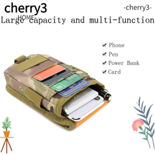Cherry3 กระเป๋าเข็มขัดคาดเอว อเนกประสงค์ ขนาดเล็ก แบบพกพา สําหรับตั้งแคมป์กลางแจ้ง