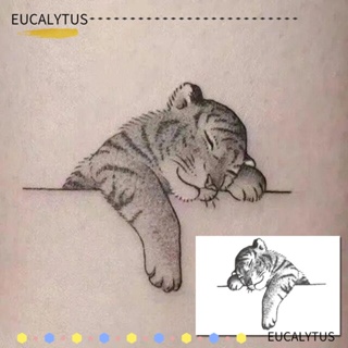 Eutus สติกเกอร์รอยสัก ลายปลาวาฬ ดวงจันทร์ นักเรียน ชาย และหญิง