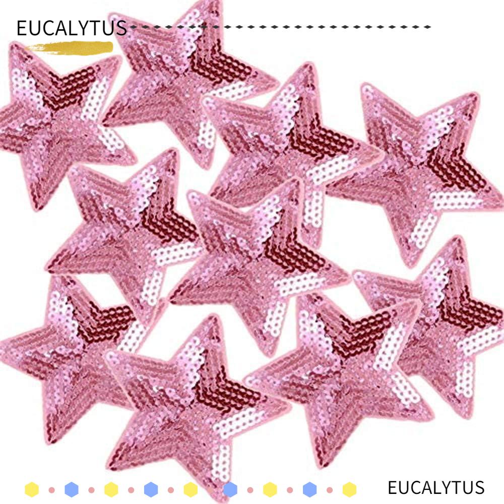 eutus-แผ่นแพทช์-ปักเลื่อม-รูปดาว-สีชมพู-8-5-8-3-ซม-สําหรับตกแต่งเสื้อผ้า-20-ชิ้น