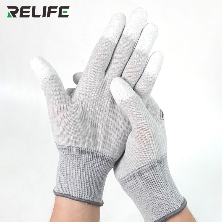 relife-rl-063-ถุงมือป้องกันไฟฟ้าสถิตย์-สําหรับซ่อมแซมโทรศัพท์มือถือ