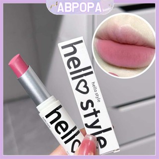 Abpopa Beauty Hello Style ลิปสติก เนื้อแมตต์ ติดทนนาน