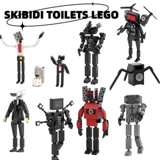 Skibidi toilet บล็อคตัวต่อ รูปหุ่นยนต์ Titan สําหรับห้องสุขา