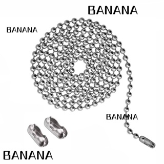 Banana1 ตัวขยายโซ่ลูกปัด #6 สายโซ่ดึง สเตนเลส แนวตั้ง กันสนิม สีเงิน ขนาด 36 นิ้ว สําหรับม่านบังแดดหน้าต่าง