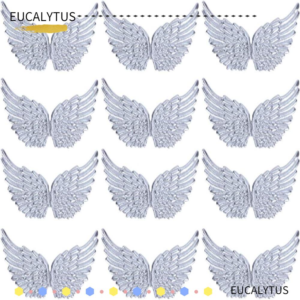 eutus-แผ่นผ้าโพลีเอสเตอร์-ปักลายปีกนางฟ้า-สร้างสรรค์-ขนาด-12-5-7-ซม-สําหรับตกแต่งเสื้อผ้า-24-ชิ้น
