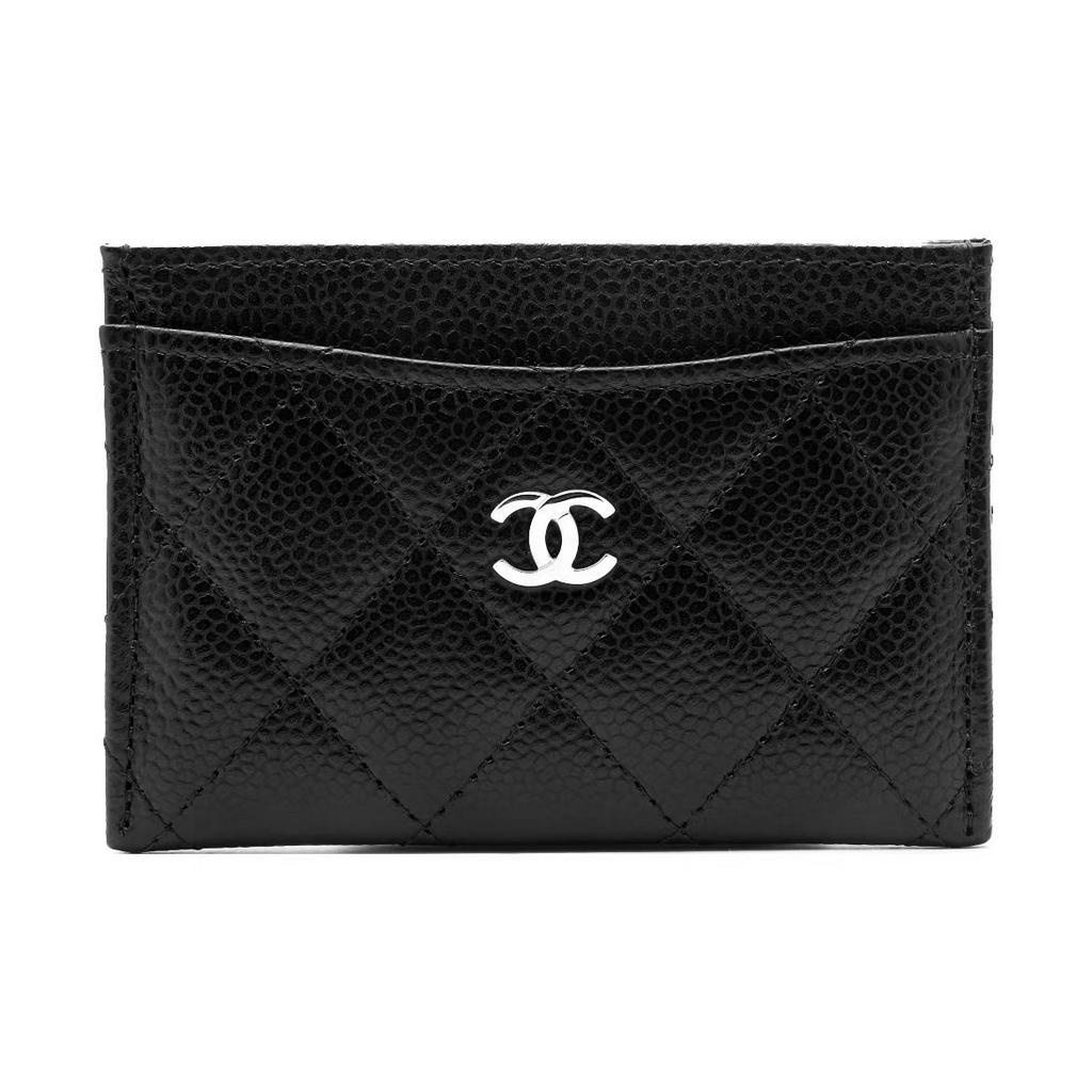 ชาแนล Chanel CF Card Holder ผู้ถือบัตร caviar Shopee Thailand