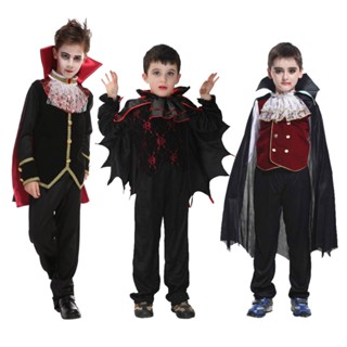 Kids Halloween Vampire Cossplay เครื่องแต่งกายโครงร่างแฟนซีชุดชุดแต่งกายที่น่ากลัวแวมไพร์ Vampire Masquerade เครื่องแต่งกายสำหรับเด็กผู้หญิง