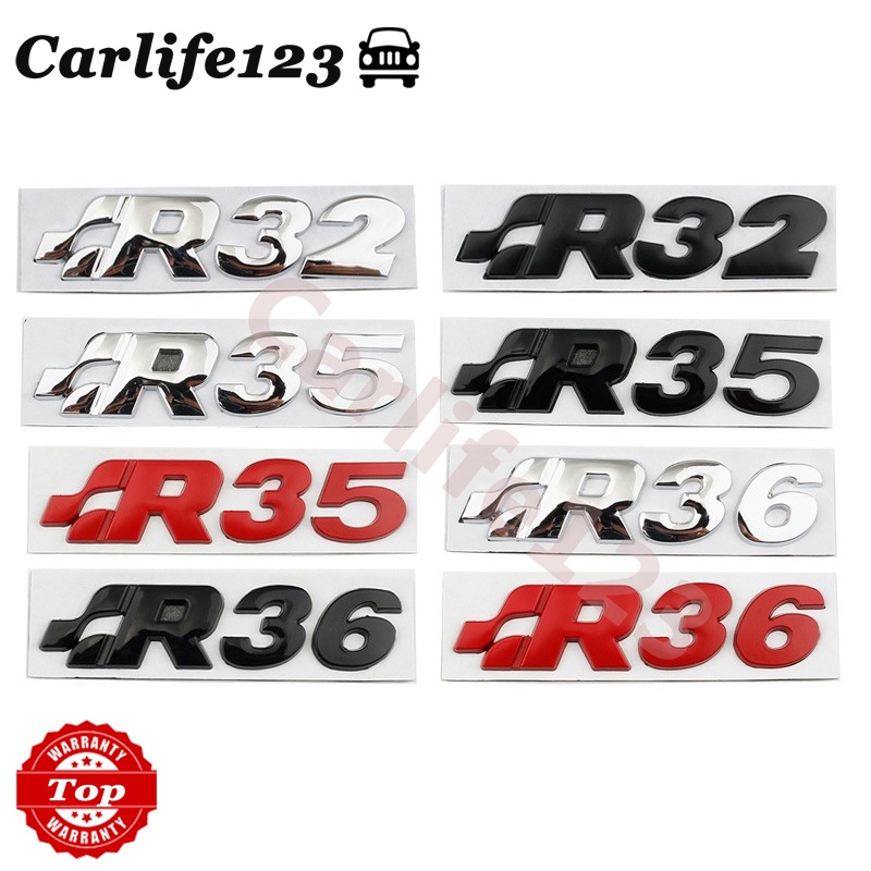 สติกเกอร์โลโก้-volkswagen-bora-r32-r36-r35-สําหรับติดกันชนหลังรถยนต์